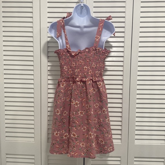 Pink flower sun dress - Picture 2 of 2